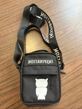 Inspiration Black Crossbody Shoulder Bag Unisex
